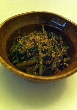 簡単!空芯菜のピリ辛胡麻辣油炒め-レシピのメイン写真