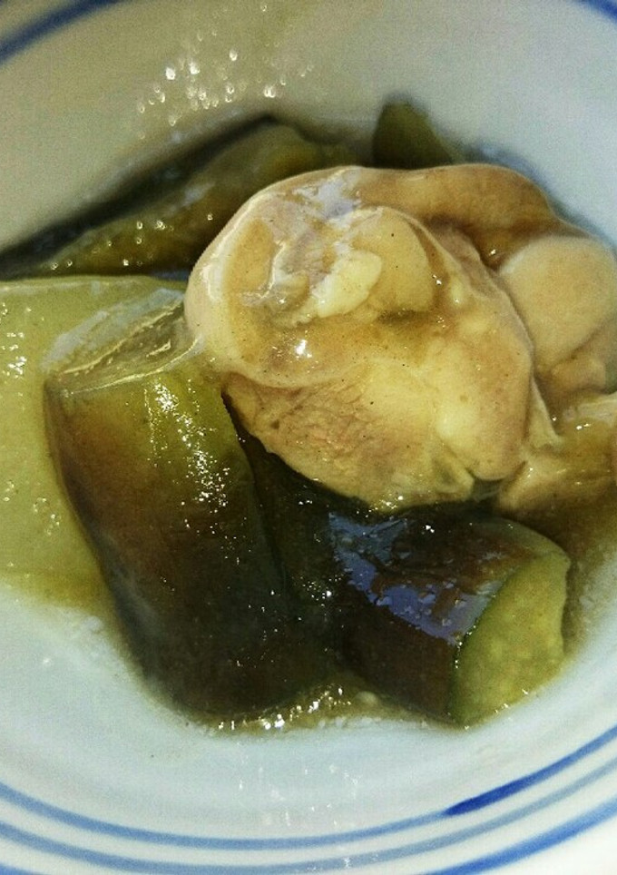 治部煮風。とうがんと鶏ももとなす煮物-レシピのメイン写真