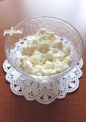 簡単☆電子レンジで♪カッテージチーズ-レシピのメイン写真