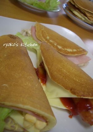 好きなものた～くさん♪パンケーキサンド♪-レシピのメイン写真
