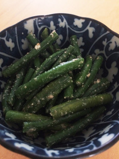 十六ささげの胡麻和え-レシピのメイン写真