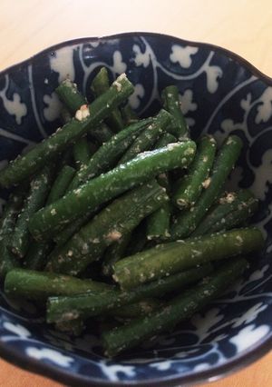 十六ささげの胡麻和え-レシピのメイン写真
