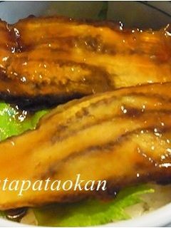 ナスのかば焼き丼-レシピのメイン写真