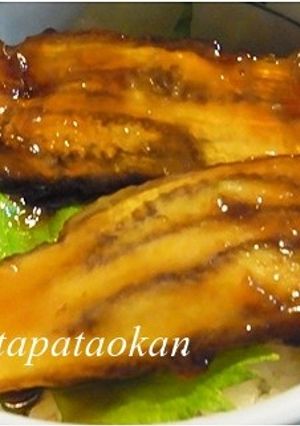ナスのかば焼き丼-レシピのメイン写真