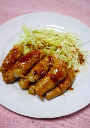 簡単！からだにやさしいマキマキ生姜焼き-レシピのメイン写真