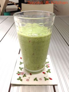 食物繊維たっぷり☆グリーンスムージー-レシピのメイン写真