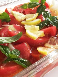 トマトのはちみつレモンマリネ♪-レシピのメイン写真