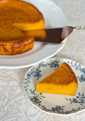 【プロ直伝】濃厚かぼちゃベイクドチーズケーキ-レシピのメイン写真