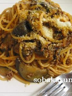 なすミンチパスタ♪-レシピのメイン写真