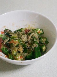 オクラの梅肉和え-レシピのメイン写真