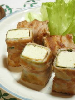 厚揚げの豚肉巻き!ねぎ塩だれで-レシピのメイン写真