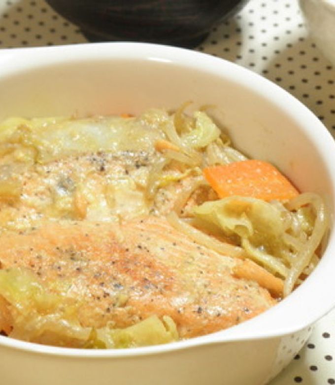 鮭のちゃんちゃん焼き風 by スノーキッチン 【クックパッド】 簡単