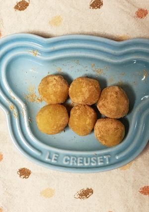 離乳食中期〜✨さつまいものきな粉ボール-レシピのメイン写真