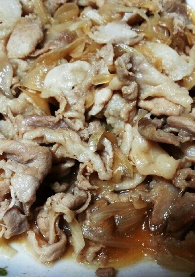 豚こま肉と玉ねぎのさっぱり炒め-レシピのメイン写真