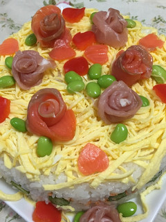 ひな祭りに♬ケーキ寿司-レシピのメイン写真