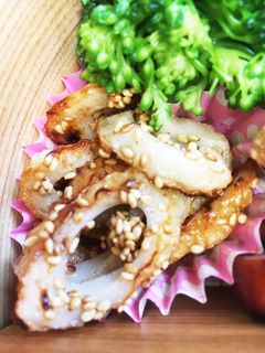 お弁当に!ちくわのゴママヨ炒め☆-レシピのメイン写真