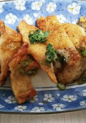 ビールの簡単おつまみ☆鶏皮ポン酢☆-レシピのメイン写真