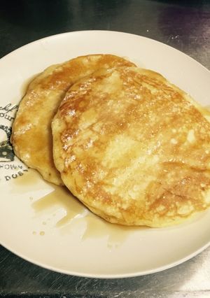 ヨーグルトホットケーキ-レシピのメイン写真