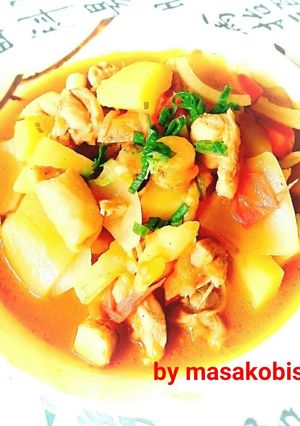 トマト入り肉じゃがい-レシピのメイン写真