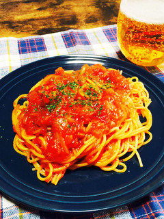 市販のパスタソースをもっと美味しく-レシピのメイン写真
