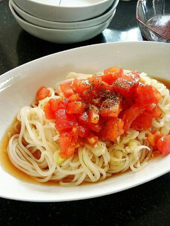 トマトとささみの冷製ピリ辛麺-レシピのメイン写真