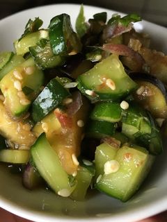 夏野菜で【激辛】茄子と胡瓜のあえ浅漬け-レシピのメイン写真