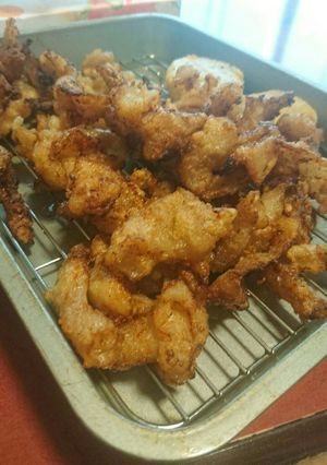 簡単パリパリ！節約鶏皮の塩からあげ-レシピのメイン写真