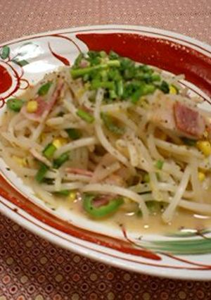 もやしの味噌バタコーン炒めっ！-レシピのメイン写真