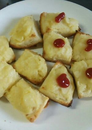 マッシュポテトの焼きカナッペ-レシピのメイン写真