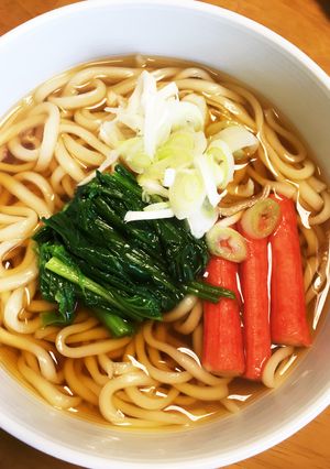 安心・美味しい二日酔いの時に稲庭うどん☆-レシピのメイン写真