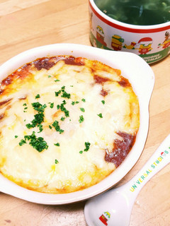 簡単♡冷凍餃子でラザニア風♡ギョウザニア-レシピのメイン写真