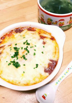 簡単♡冷凍餃子でラザニア風♡ギョウザニア-レシピのメイン写真