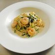 【小海老と小松菜のクリームパスタ】