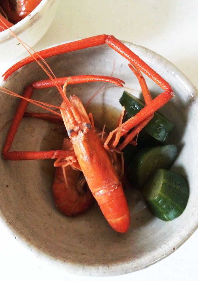 高知の味！ 川エビときゅうりの煮物-レシピのメイン写真