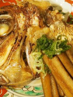 鯛のあら炊き-レシピのメイン写真