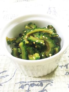 ゴーヤの胡麻和え-レシピのメイン写真