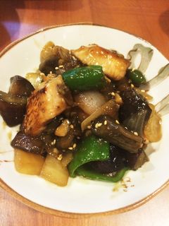 茄子と鶏肉のピリ辛炒め-レシピのメイン写真