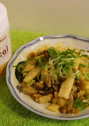 カルシウム豊富に！長いものバター醤油炒め-レシピのメイン写真