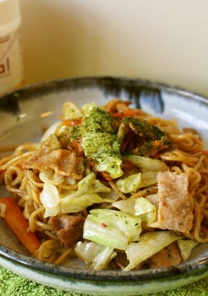 フライパン不要！レンジで簡単Ca焼きそば-レシピのメイン写真