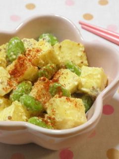 さつまいもと枝豆のころころサラダ-レシピのメイン写真