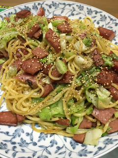 スパム焼きそば-レシピのメイン写真