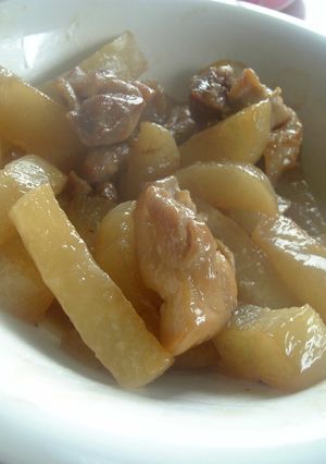 やわらか～ジューシーな鶏肉と大根の煮物♪-レシピのメイン写真