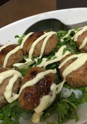 ヘルシーつくねハンバーグ-レシピのメイン写真