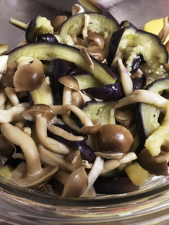 ナスとしめじの煮浸し(レンジで)-レシピのメイン写真