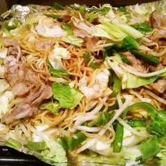 รูปของ 洗物ナシ簡単ヘルシーオーブンde焼きそば