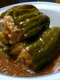 ピーマンの肉詰め煮-レシピのメイン写真