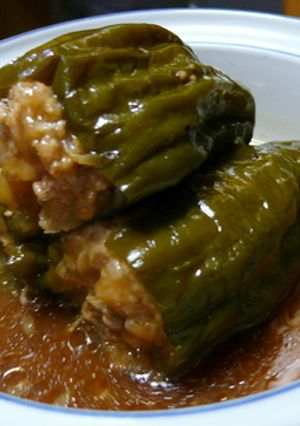 ピーマンの肉詰め煮-レシピのメイン写真