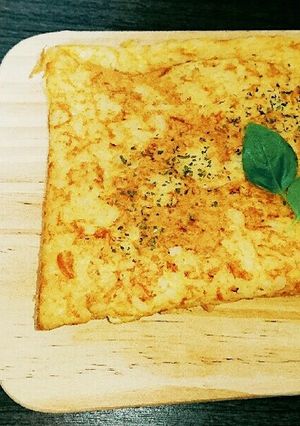 卵かけご飯進化系！ツナマヨの玉子焼きご飯-レシピのメイン写真