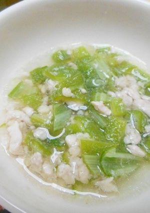 離乳食後期　鶏ミンチとオクラの煮物-レシピのメイン写真