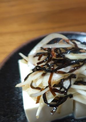 3分レシピ☆ふじっこで作るおつまみ冷奴-レシピのメイン写真
